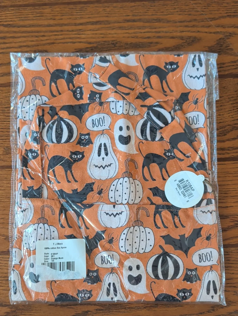 Tjmaxx Halloween Boo Apron